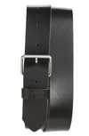 Fjall Raven Singi Leather Belt In Black