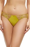 Dita Von Teese Julie's Roses Bikini In Chartreuse