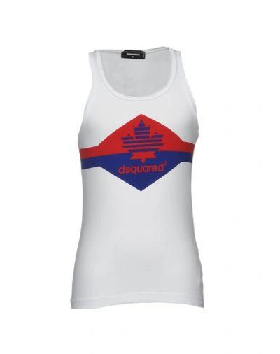 Dsquared2 Tank Top In White