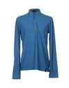 Drumohr Polo Shirt In Pastel Blue