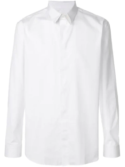 Givenchy Graphic Collar Shirt In White