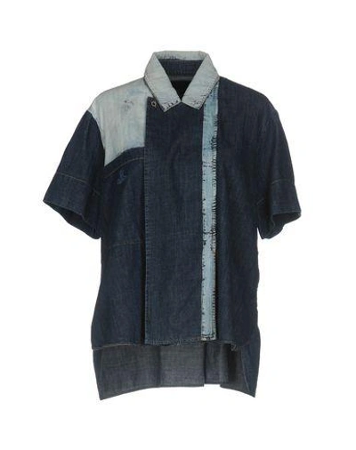 Vivienne Westwood Anglomania Denim Shirt In Blue