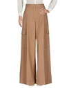 Msgm Casual Pants In Light Brown