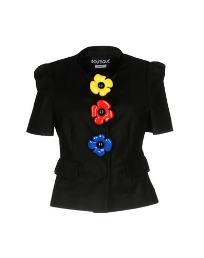 Boutique Moschino Suit Jackets In Black