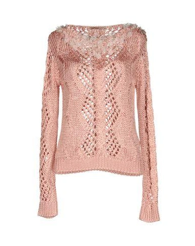 Ermanno Scervino Sweaters In Pink