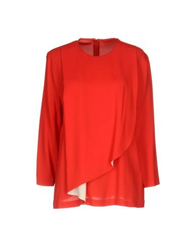 Maison Margiela Blouses In Red