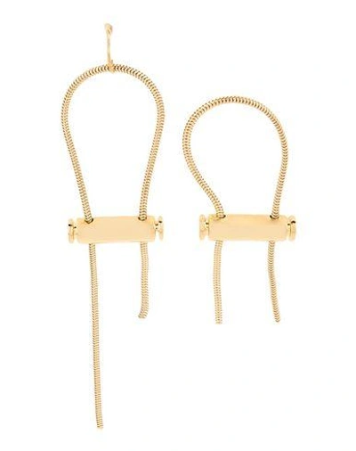 Mm6 Maison Margiela Earrings In Gold