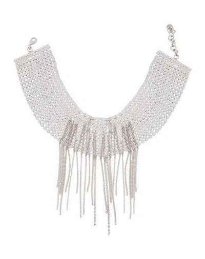 Mm6 Maison Margiela Necklace In Silver