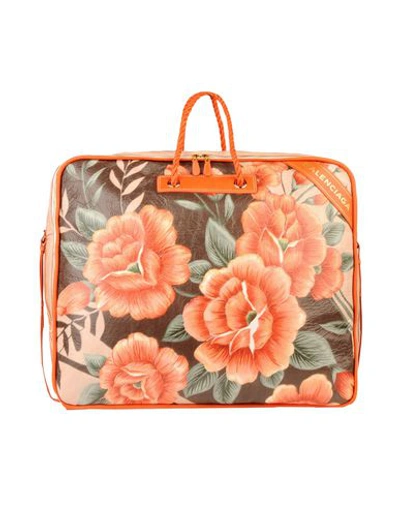 Balenciaga Travel Duffel Bags In Orange