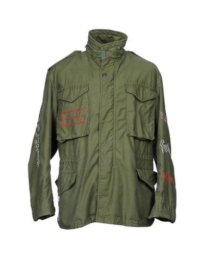 As65 Jacket In Military Green