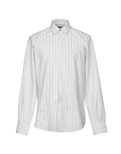 Dolce & Gabbana Striped Shirt In White