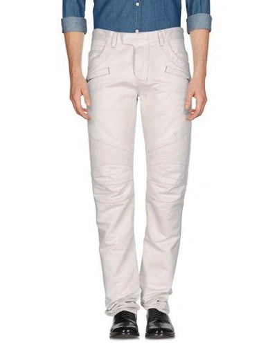 Balmain Casual Pants In Light Grey