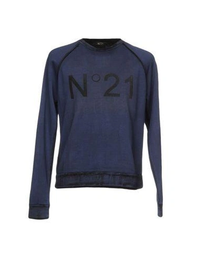 N°21 Sweatshirt In Dark Blue
