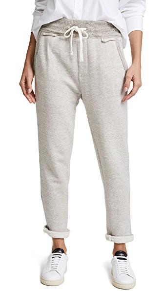 james perse fleece pull on sweatpants