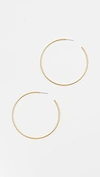 Madewell Oversized Hoop Earrings In Gold