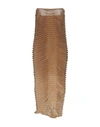 Blumarine Knee-length Dresses In Khaki