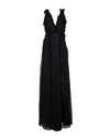 Msgm Long Dresses In Black