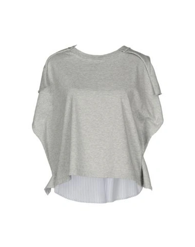 Mm6 Maison Margiela T-shirts In Grey