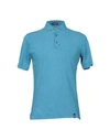 Drumohr Polo Shirt In Pastel Blue