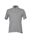 Drumohr Polo Shirts In Grey