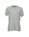 Drumohr T-shirts In Light Grey
