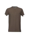 Drumohr T-shirts In Khaki