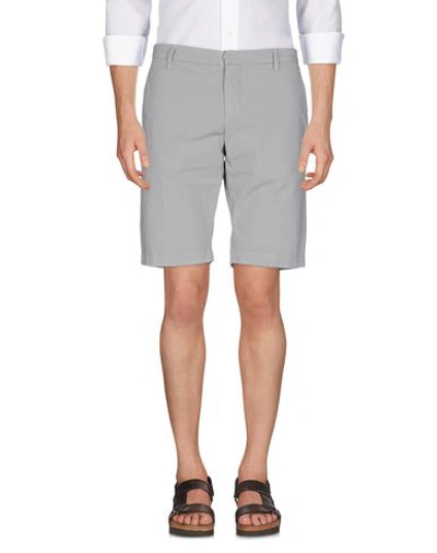 Dondup Man Shorts & Bermuda Shorts Light Grey Size 34 Cotton, Elastane