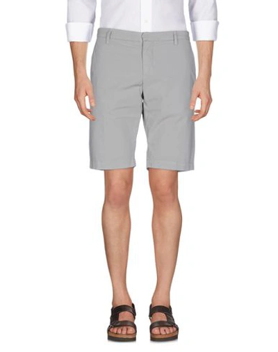Dondup Man Shorts & Bermuda Shorts Light Grey Size 34 Cotton, Elastane In Grey