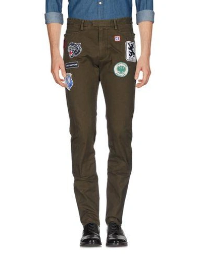 Dsquared2 Casual Pants In Green