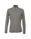 Drumohr Shirts In Grey