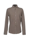 Drumohr Shirts In Beige