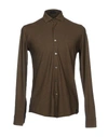 Drumohr Shirts In Beige