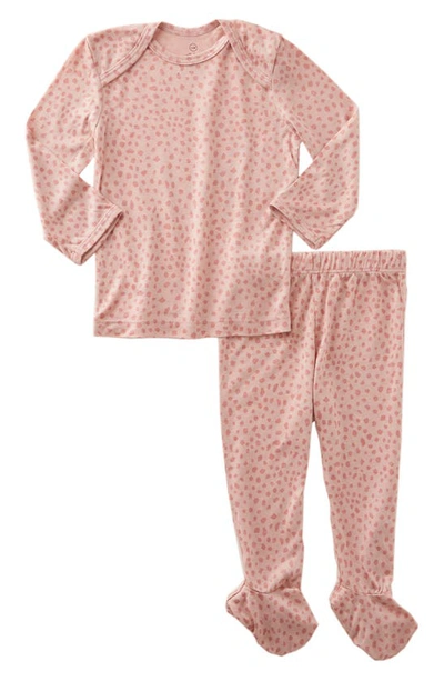 Solly Baby Babies' Rosy Spots Fitted Two-piece Pajamas