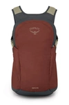 Osprey Daylite Backpack In Acorn Red/ Tunnel Vision Grey
