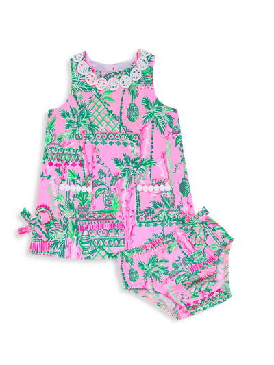 Lilly Pulitzer Baby Girl's Lilly Shift Dress & Bloomers Set In Neutral