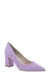 Marc Fisher Ltd Zala Block Heel Pump In Medium Purple