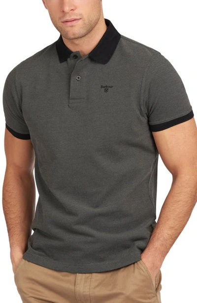 Barbour Essential Sports Polo In Black