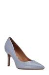 Calvin Klein Women's Gayle Pumps Women's Shoes In Mist Blue Croc