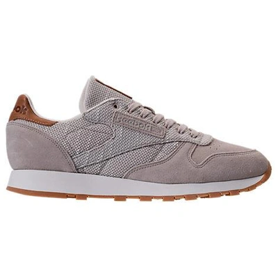 Reebok Men's Classic Leather Ebk Casual Sneakers From Finish Line In Sandstone/chalk/gum