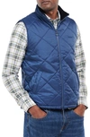 Barbour Finnar Gilet In Mid Blue