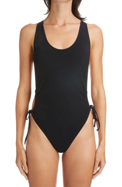 Isabel Marant Symi One-piece Swimsuit In Black