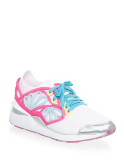 Puma Lace-up Cage Fade Sneakers, White