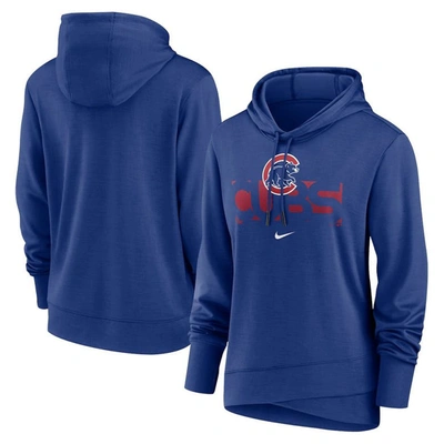 Nike Royal Chicago Cubs Diamond Knockout Performance Pullover Hoodie