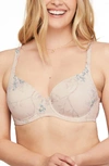 Montelle Intimates Pure Plus Underwire T-shirt Bra In Floral Tea