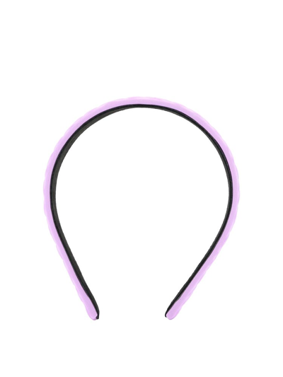 Fendi Kids' 3d Ff Logo Headband In Lilac