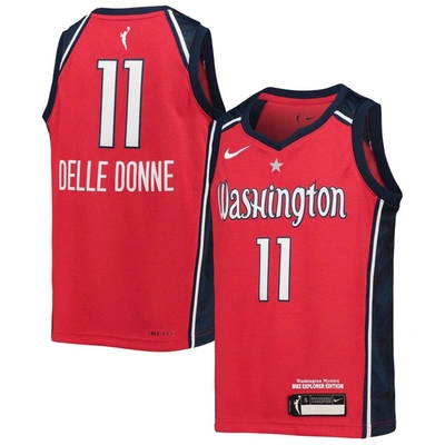 Nike Kids' Youth  Elena Delle Donne Red Washington Mystics 2021 Player Jersey