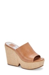 Dolce Vita Gilma Platform Sandal In Saddle Leather