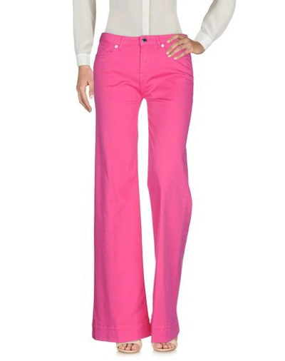 Love Moschino Casual Pants In Fuchsia