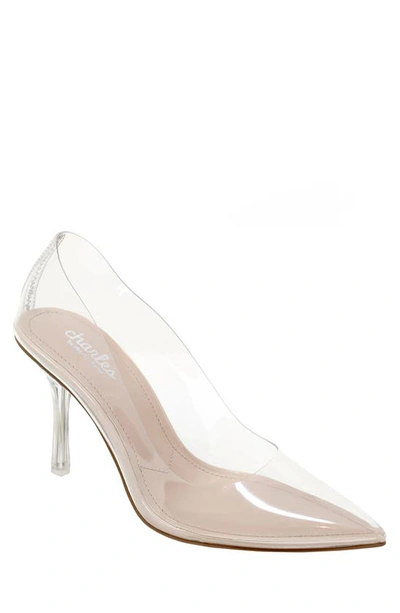 Charles By Charles David Incredibly Pointed Toe Pump In Clear