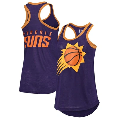 G-iii Sports By Carl Banks Purple Phoenix Suns Showdown Burnout Tank Top